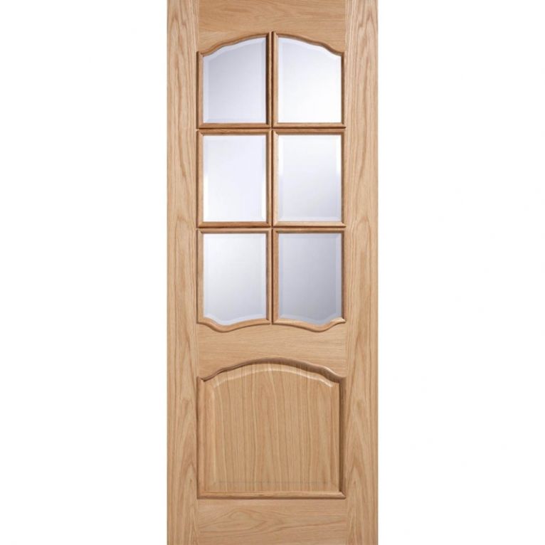 LPD Riviera RM2S Glazed Oak Internal Door
